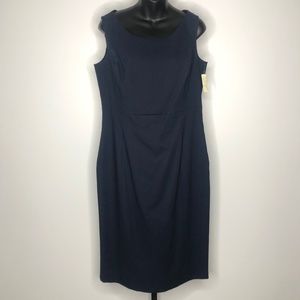 Agnona Bergdorf Goodman Navy 98% Cotton Dress 14